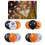 Balões de Halloween, 100 pacotes de látex, 12 polegadas, cores sortidas para decorações de festa de Halloween 3