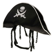 Pet Pirate Hat Dog Cat Halloween Costume Short Plush Captain Cap