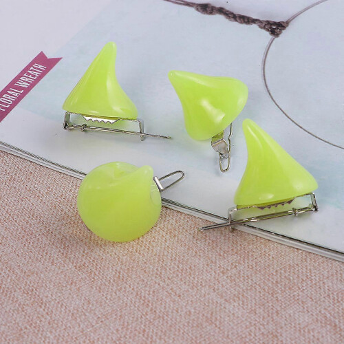 Mollette per Capelli a Forma di Corno Confezione da 4 Accessori Halloween per Bambini 2