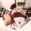 Pacote com 2 sacos de lona de Natal com cordão para doces e lembrancinhas 4
