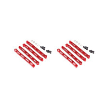 2X RC Car Chassis Support Rod Kit for 1/12 MN168 MN78 RC Car Upgrade Accessories Red