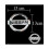 Nissan Chrome 15cm X 13cm Rear Tailgate Badge 1
