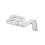 4X 3D Silver Auto Engine V8 Car Rear Emblem Decal Badge Sticker 7.5X3.5cm 3