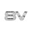 4X 3D Silver Auto Engine V8 Car Rear Emblem Decal Badge Sticker 7.5X3.5cm 4