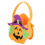 Halloween Candy Bag Lightweight Non-woven Pumpkin Pattern Witch Hat for Trick-or-Treating 2