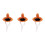 3 Stück Mini Orange Haustier Hexenhüte Halloween Leichte Polyacrylfaser 5