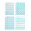 Paper Candy Bags 100 Pack - Light Blue, 4 Assorted Patterns for Candy Buffet, Party Supplies 2