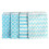 Paper Candy Bags 100 Pack - Light Blue, 4 Assorted Patterns for Candy Buffet, Party Supplies 3
