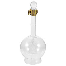 Carafe à whisky en verre transparent de 500 ml pour le stockage