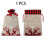 Christmas Canvas Drawstring Sack Bag for Candy Treats Party Decorations 1