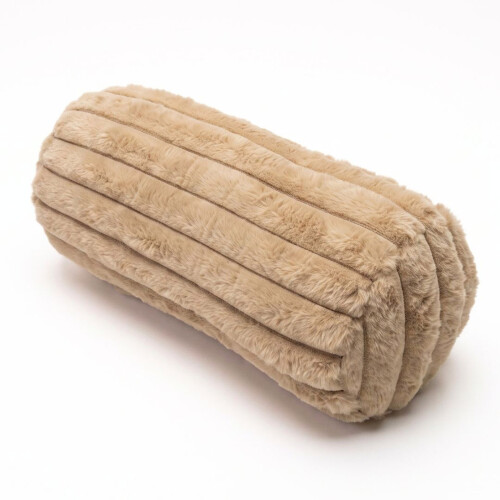 Homescapes Ribbed Bolster Cushion, 40 x 15cm 1