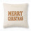 Homescapes Festive Cushion Embroidered Holiday Greeting 1