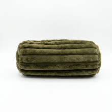 Ribbed Bolster Cushion, 40 x 15 cm
