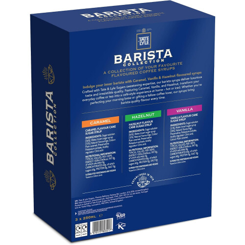 Tate & Lyle Fairtrade Syrup Gift Set 3x250ml 1