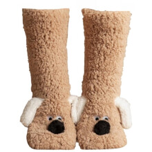 Non-Slip Fleece Slipper Socks – Warm Winter Floor Socks for Indoor Wear