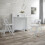Helsinki Compact Folding White Dining Set 1