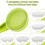 (1+1+10pcs) Fluorescent Green Seeder with 5 Adjustable Settings - Gardening Tool Set with Soil Punch 2