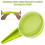 (1+1+10pcs) Fluorescent Green Seeder with 5 Adjustable Settings - Gardening Tool Set with Soil Punch 7