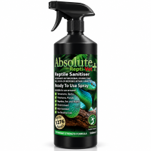 Cloverleaf Absolute ReptiVet Sanitiser Spray 1L Reptile Cleaning Spray