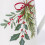 Homescapes White Christmas Holly & Mistletoe Decorative Vase 3