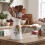 Homescapes White Christmas Holly & Mistletoe Decorative Vase 5
