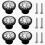 6Pcs Porcelain Cabinet Handle, Furniture Knob, Door Knobs Drawer Knobs with Screws 35mm Round Drawer Knobs 1