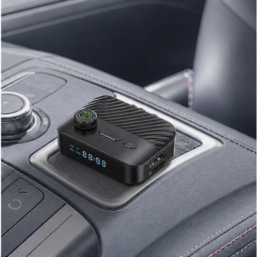 Bluetooth 5.3 Audio-Transmitter-Receiver-Adapter mit Digitalanzeige, USB- und TF-Karten-MP3-Player-HH 2