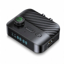 Bluetooth 5.3 Audio-Transmitter-Receiver-Adapter mit Digitalanzeige, USB- und TF-Karten-MP3-Player-HH
