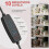 Videoconferentieverlichtingsset, dimbare LED-ringlamp voor computer-/laptopmonitor (HFC) 4