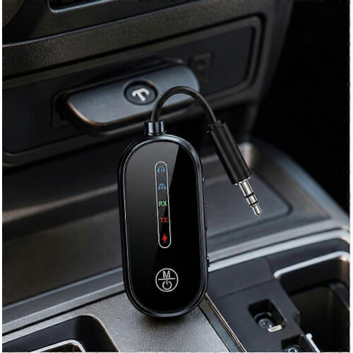 Bluetooth 5.4 AUX 3.5 mm Audio Receiver and Transmitter for Car, Connects 2 Devices-HH 1
