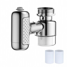 Drehbarer Wasserhahnaufsatz – mit integriertem PP-Filter – für Küche und Bad