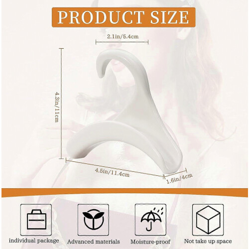 6Pcs Durable Purse Handbag Hanger Hook, Exquisite Closet Rod Hanger 1