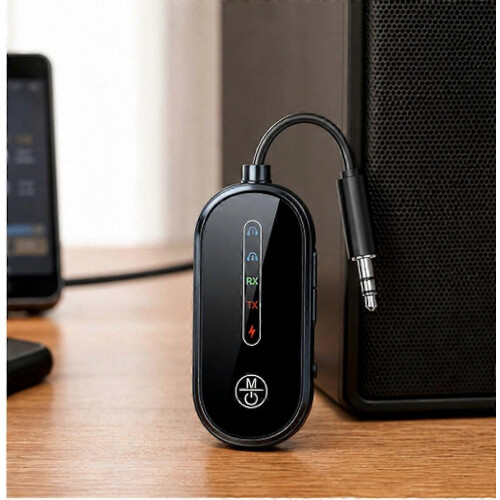 Bluetooth 5.4 AUX 3.5 mm Audio Receiver and Transmitter for Car, Connects 2 Devices-HH 2