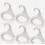6Pcs Durable Purse Handbag Hanger Hook, Exquisite Closet Rod Hanger 1