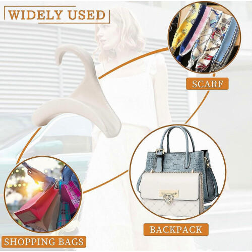 6Pcs Durable Purse Handbag Hanger Hook, Exquisite Closet Rod Hanger 2