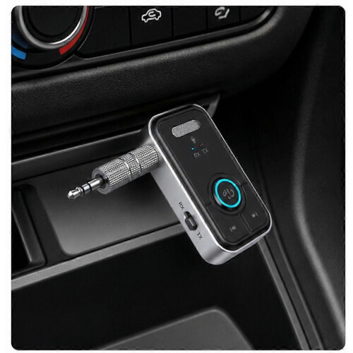 Bluetooth 5.3 Transmitter Receiver Adapter with 3.5 mm AUX for Car and Speakers-HH 1