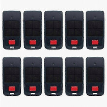 10 Pcs Garage Door Remote Control 433.92MHz Rolling Code, 4 Button, Compatible with BFT MITTO COOL C2/C4 Mitto2/4