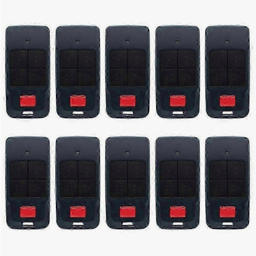 10 Pcs Garage Door Remote Control 433.92MHz Rolling Code, 4 Button, Compatible with BFT MITTO COOL C2/C4 Mitto2/4