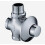 Concealed Toilet Flush Valve compatible with Aquaflush with Self-Closing Feature 1