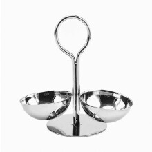 Mehrschichtige Snackschale aus Edelstahl, ideal für Camping, Outdoor-Aktivitäten und Partys, Camping und Zuhause