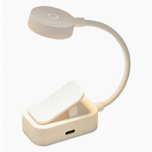 Clip-on LED-lamp met 360 rotatie, drie kleurstanden, oplaadbaar via Type-C voor aquarium en planten.