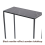 Black Marble Console Table with Metal Frame Shelf 2