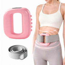 Anillo masajeador de fascia con cinturón, vibración ajustable de 5 niveles para todo el cuerpo.