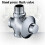 Concealed Toilet Flush Valve compatible with Aquaflush with Self-Closing Feature 4