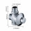 Concealed Toilet Flush Valve compatible with Aquaflush with Self-Closing Feature 5