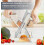 Kitchen Safe Mandolin Vegetable Slicer With Adjustable Blades With Container Grey-white 3