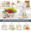 Kitchen Safe Mandolin Vegetable Slicer With Adjustable Blades With Container Grey-white 4