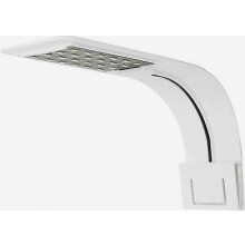 Ultradunne LED-aquariumlamp met clip voor planten (wit, wit licht)