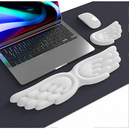 Angel Keyboard Support Memory Pad Wrist Relaxation for Easy to and 1