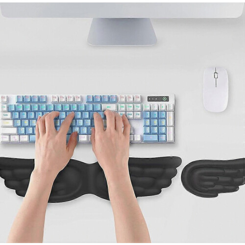 Angel Keyboard Support Memory Pad Wrist Relaxation for Easy to and 2